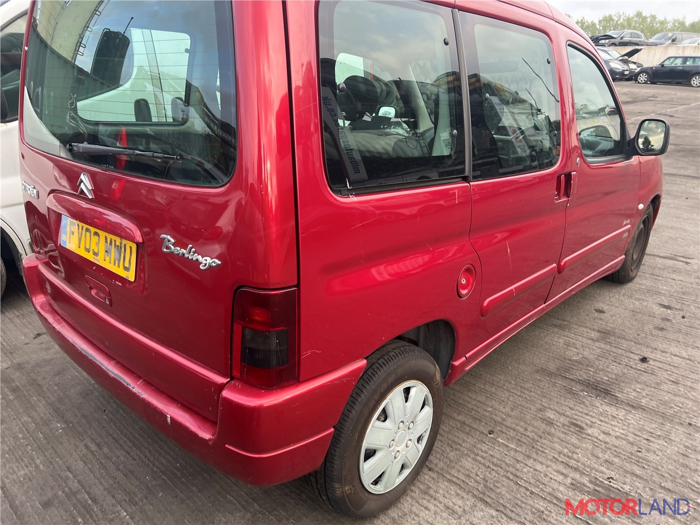 Недавно поступивший автомобиль Citroen Berlingo 2002-2008 - разборочный  номер t33876