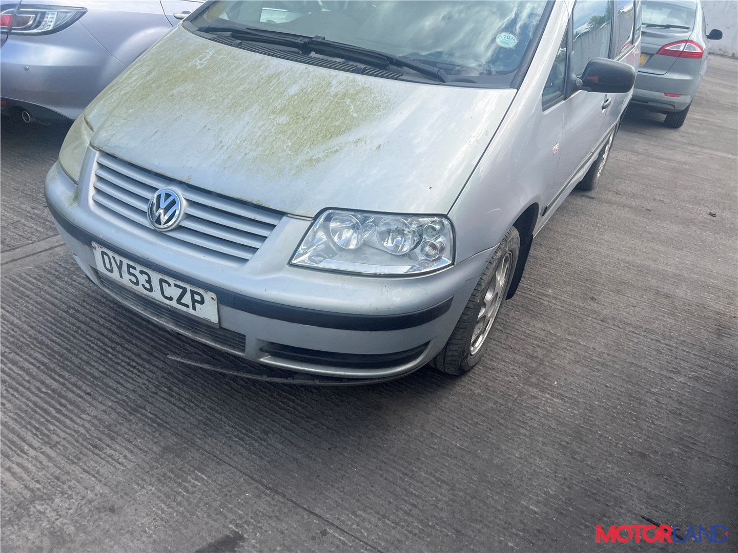 Недавно поступивший автомобиль Volkswagen Sharan 2000-2010 - разборочный  номер t34066