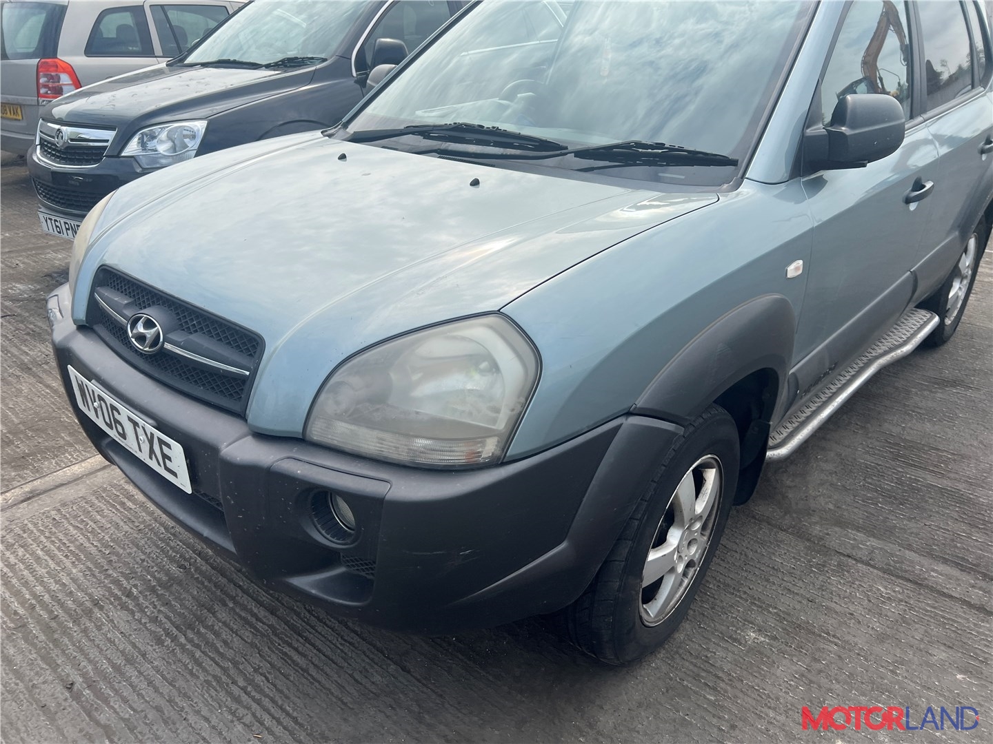 Недавно поступивший автомобиль Hyundai Tucson 1 2004-2009 - разборочный  номер t34156