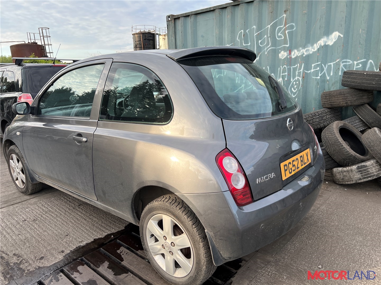 Недавно поступивший автомобиль Nissan Micra K12E 2003-2010 - разборочный  номер t34250