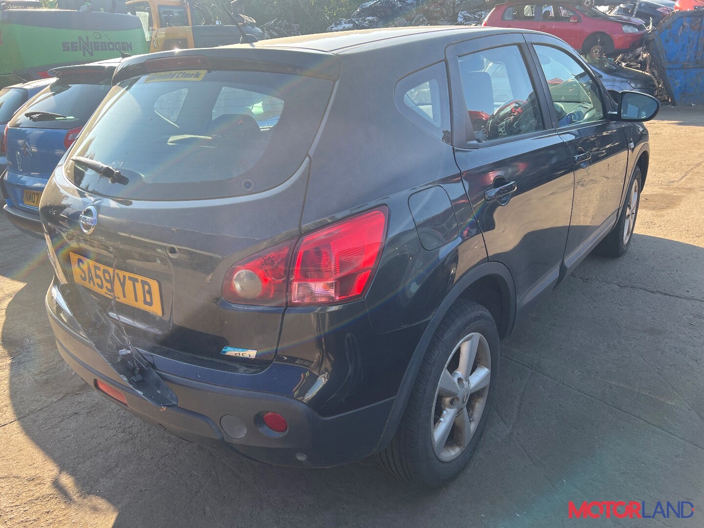 Недавно поступивший автомобиль Nissan Qashqai 2006-2013 - разборочный номер  x3726