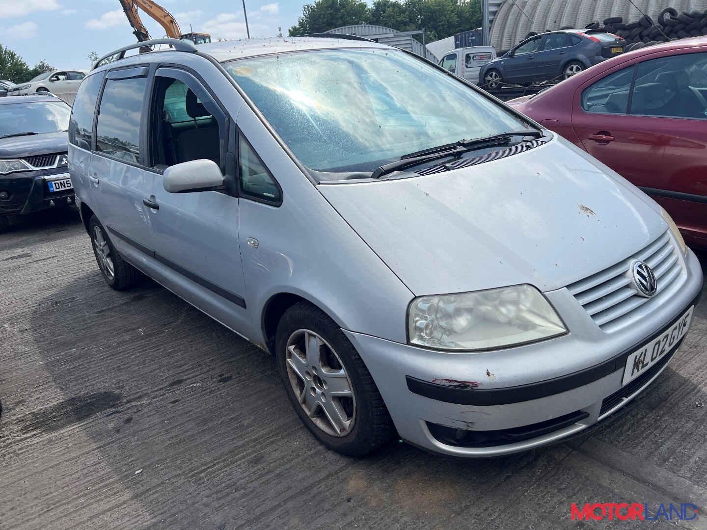 Недавно поступивший автомобиль Volkswagen Sharan 2000-2010 - разборочный  номер t34679