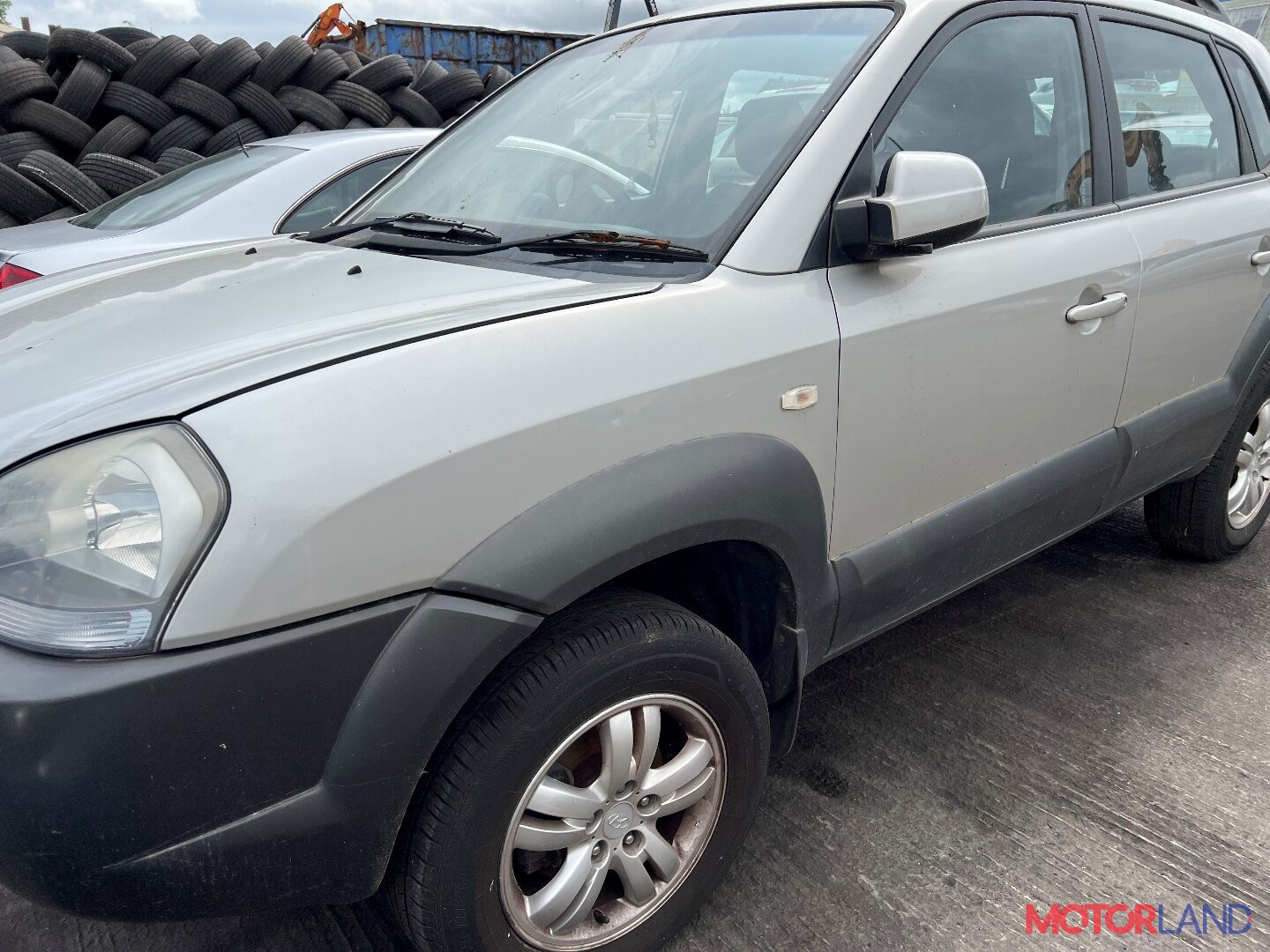 Недавно поступивший автомобиль Hyundai Tucson 1 2004-2009 - разборочный  номер t34906