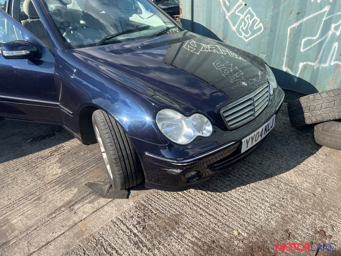 Недавно поступивший автомобиль Mercedes C W203 2000-2007 - разборочный  номер t34801