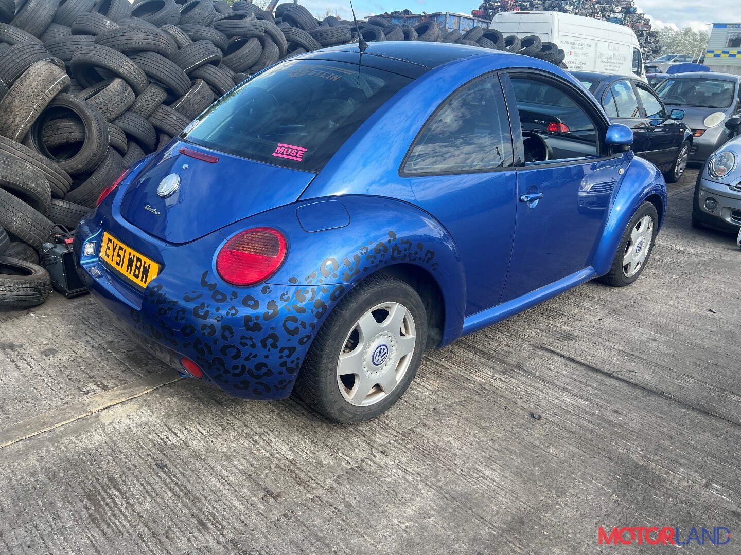 Недавно поступивший автомобиль Volkswagen Beetle 1998-2010 - разборочный  номер t34954