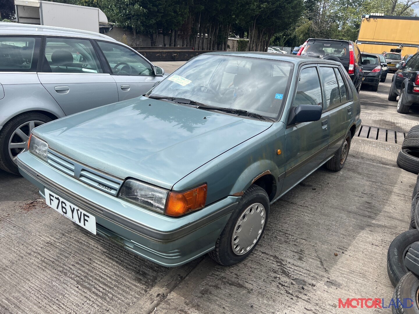 Недавно поступивший автомобиль Nissan Sunny 1986-1991 - разборочный номер  t35134