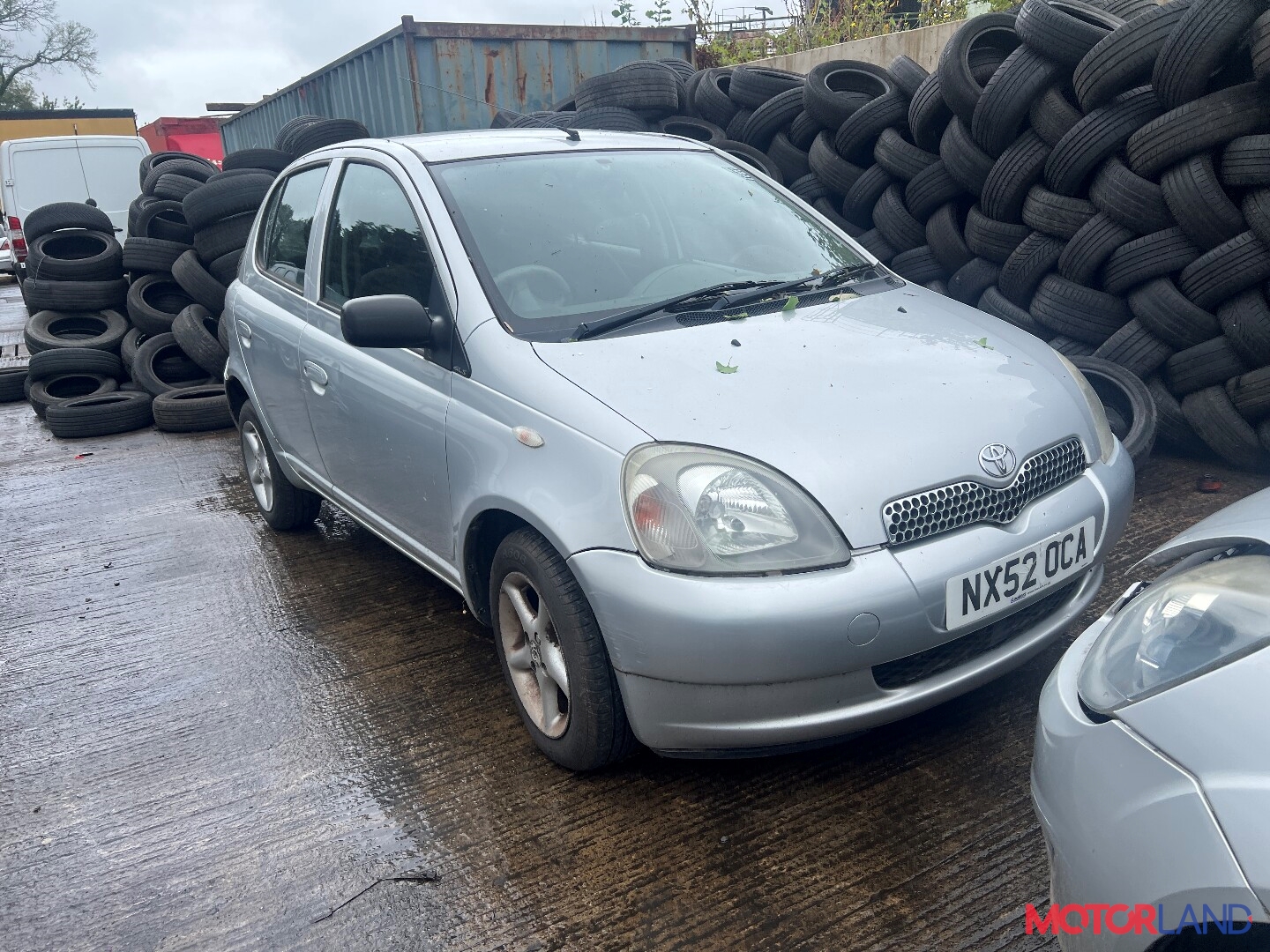 Недавно поступивший автомобиль Toyota Yaris 1999-2006 - разборочный номер  t35197