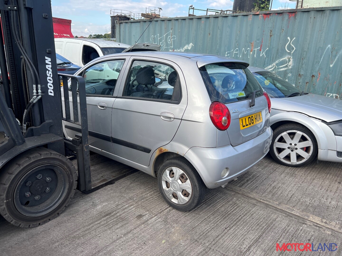 Недавно поступивший автомобиль Chevrolet Matiz (Spark) 2005-2010 -  разборочный номер t35455