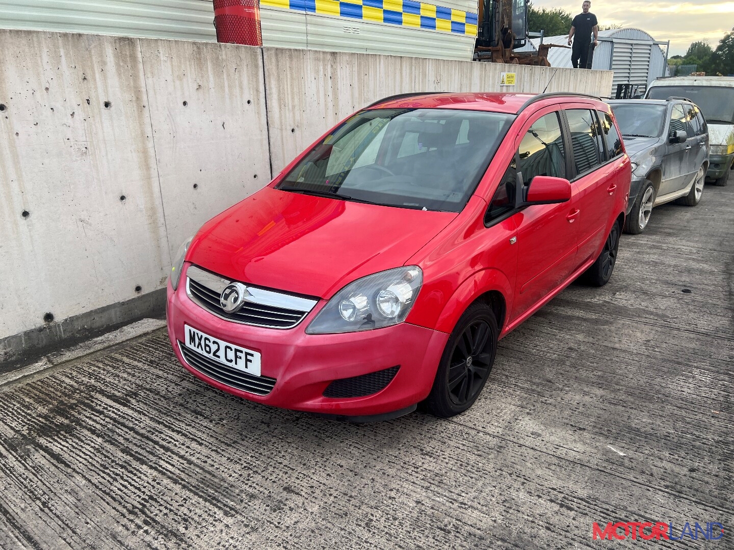 Opel Zafira 2008 Red