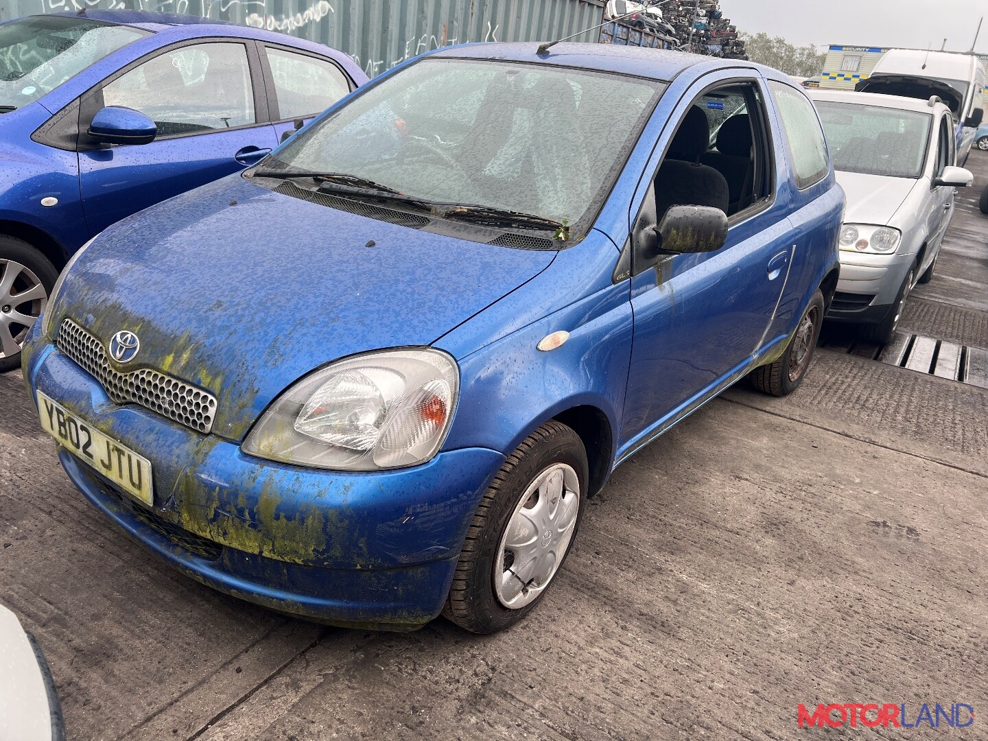 Недавно поступивший автомобиль Toyota Yaris 1999-2006 - разборочный номер  t35809