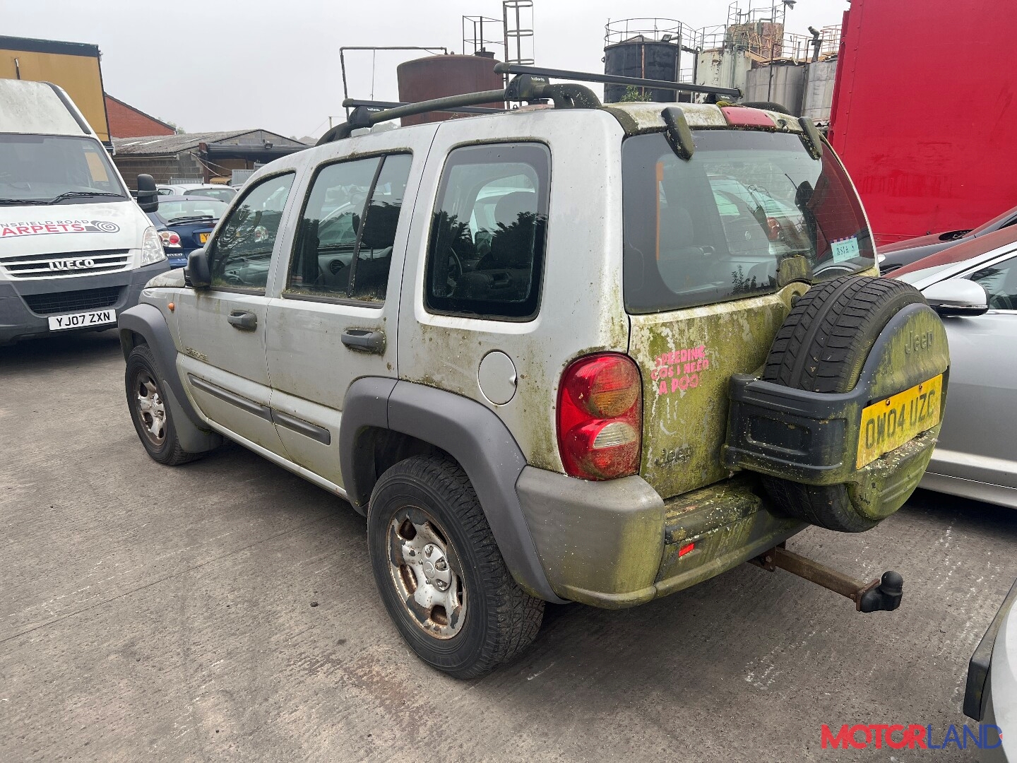 Недавно поступивший автомобиль Jeep Liberty 2002-2006 - разборочный номер  t35990