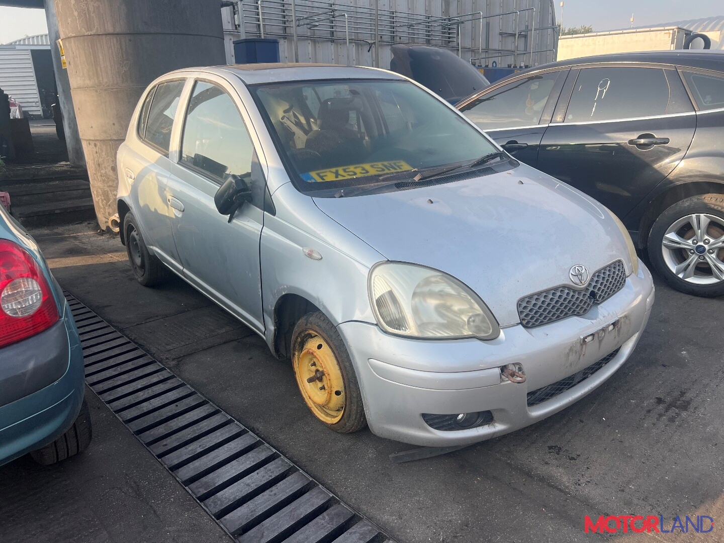 Недавно поступивший автомобиль Toyota Yaris 1999-2006 - разборочный номер  t36097