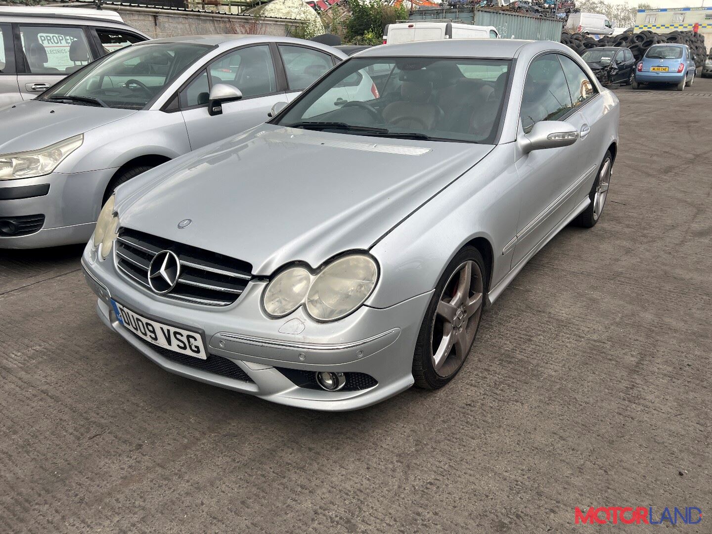 Недавно поступивший автомобиль Mercedes CLK W209 2002-2009 - разборочный  номер t36164