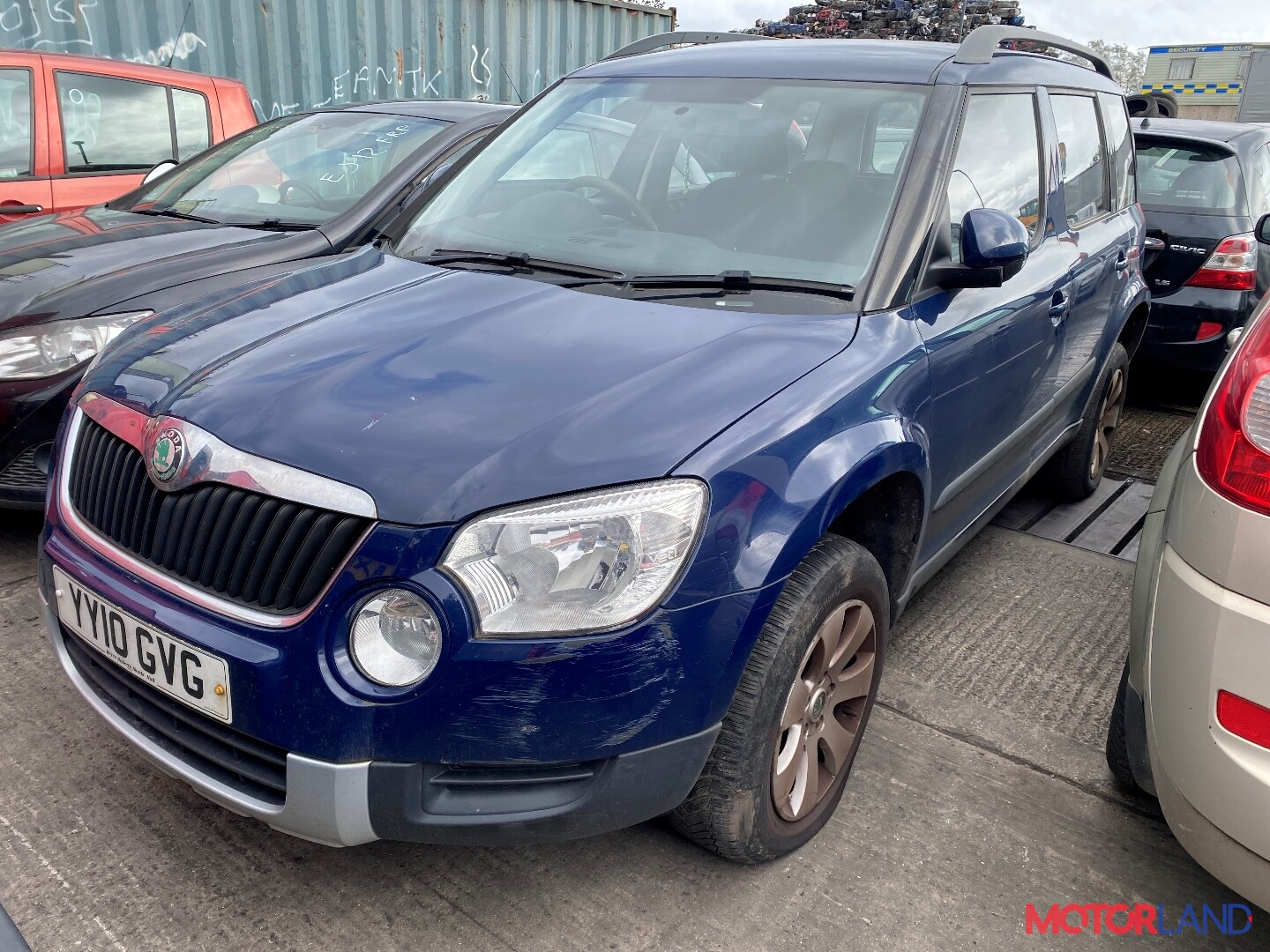 Недавно поступивший автомобиль Skoda Yeti 2009-2014 - разборочный номер  t36455