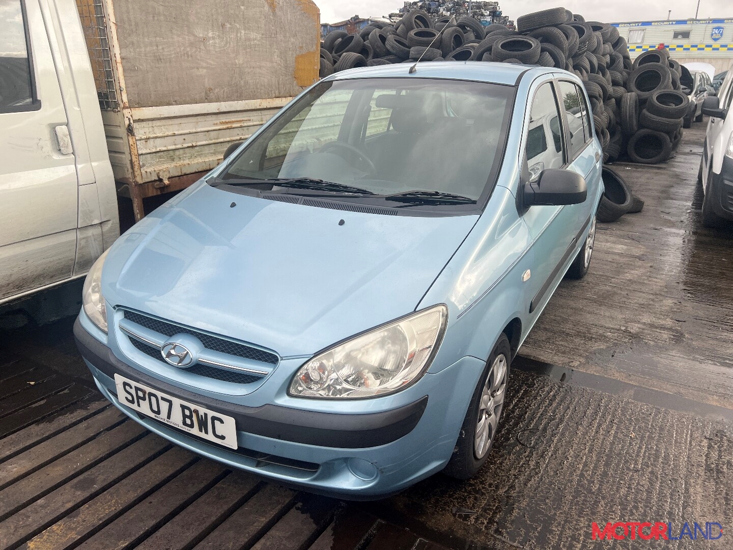 Недавно поступивший автомобиль Hyundai Getz - разборочный номер t36651