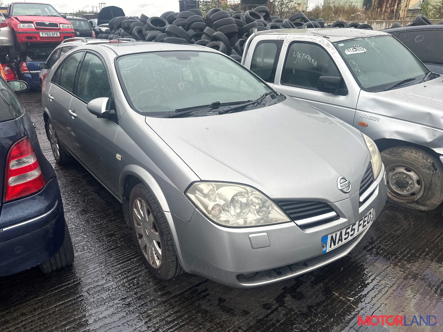 Недавно поступивший автомобиль Nissan Primera P12 2002-2007 - разборочный  номер t37047