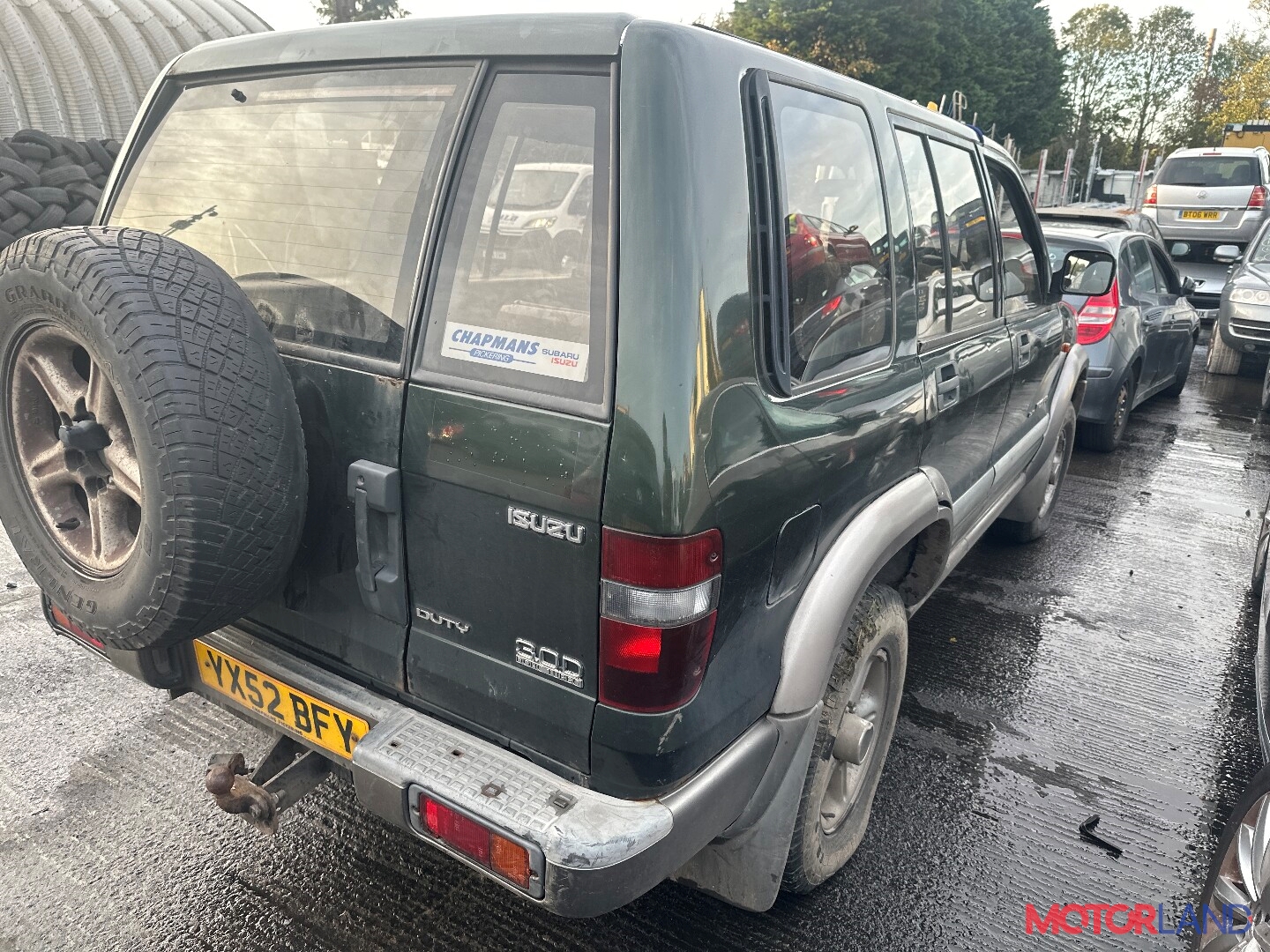 Недавно поступивший автомобиль Isuzu Trooper - разборочный номер t36905