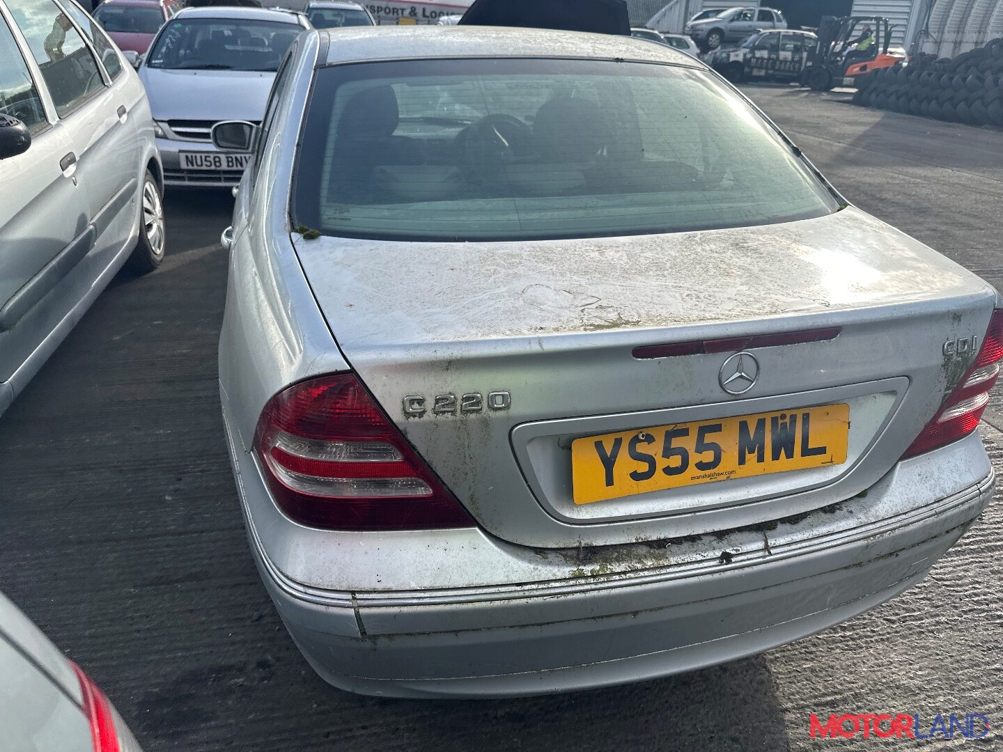 Недавно поступивший автомобиль Mercedes C W203 2000-2007 - разборочный  номер t36935