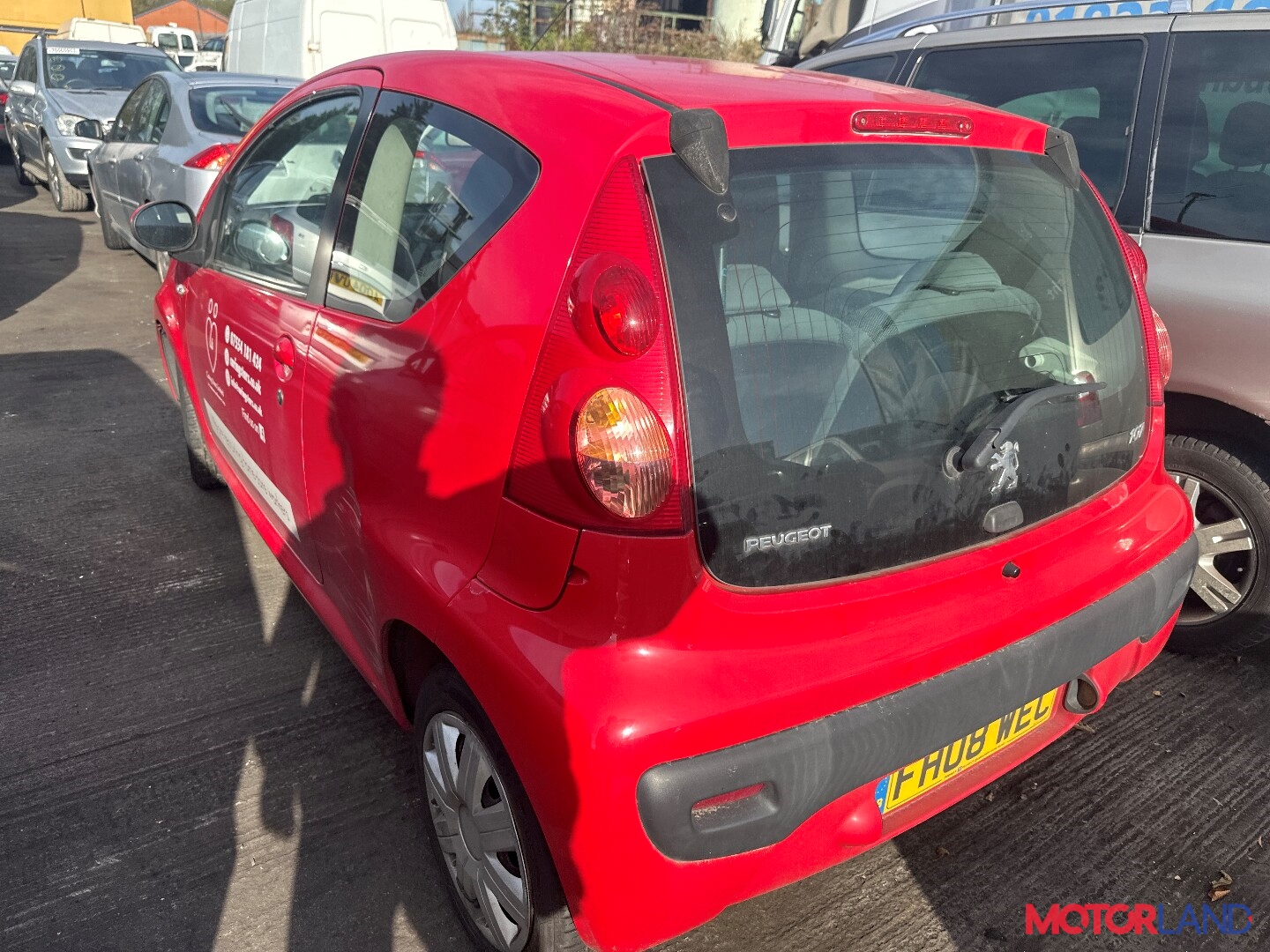 Недавно поступивший автомобиль Peugeot 107 2005-2012 - разборочный номер  t36953