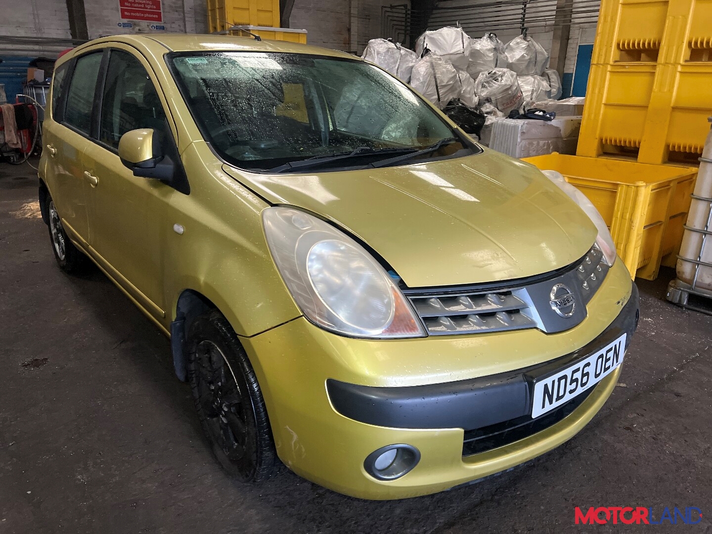 Недавно поступивший автомобиль Nissan Note E11 2006-2013 - разборочный  номер x4645