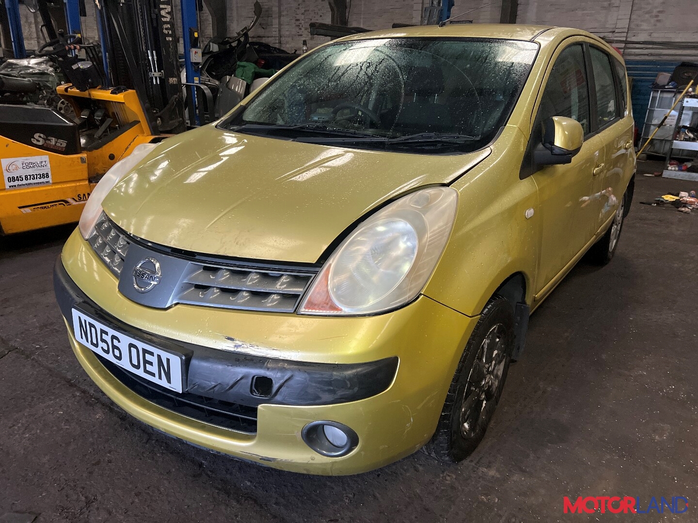 Недавно поступивший автомобиль Nissan Note E11 2006-2013 - разборочный  номер x4645