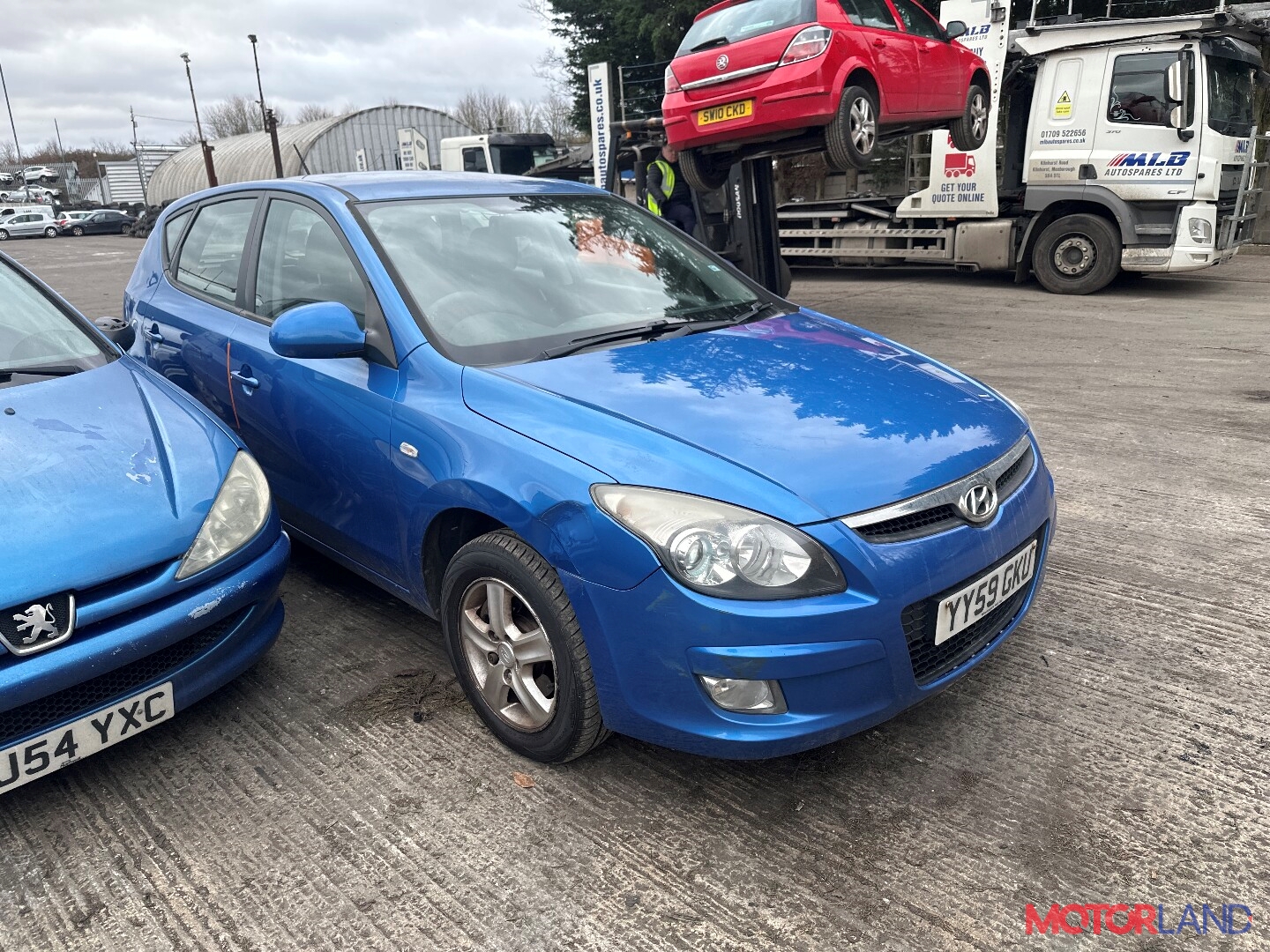 Недавно поступивший автомобиль Hyundai i30 2007-2012 - разборочный номер  t39149