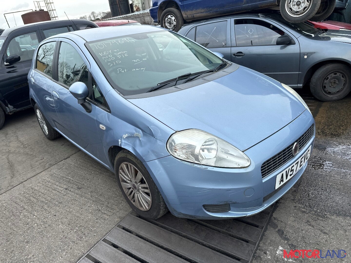 Недавно поступивший автомобиль Fiat Grande Punto 2005-2011 - разборочный  номер t39772