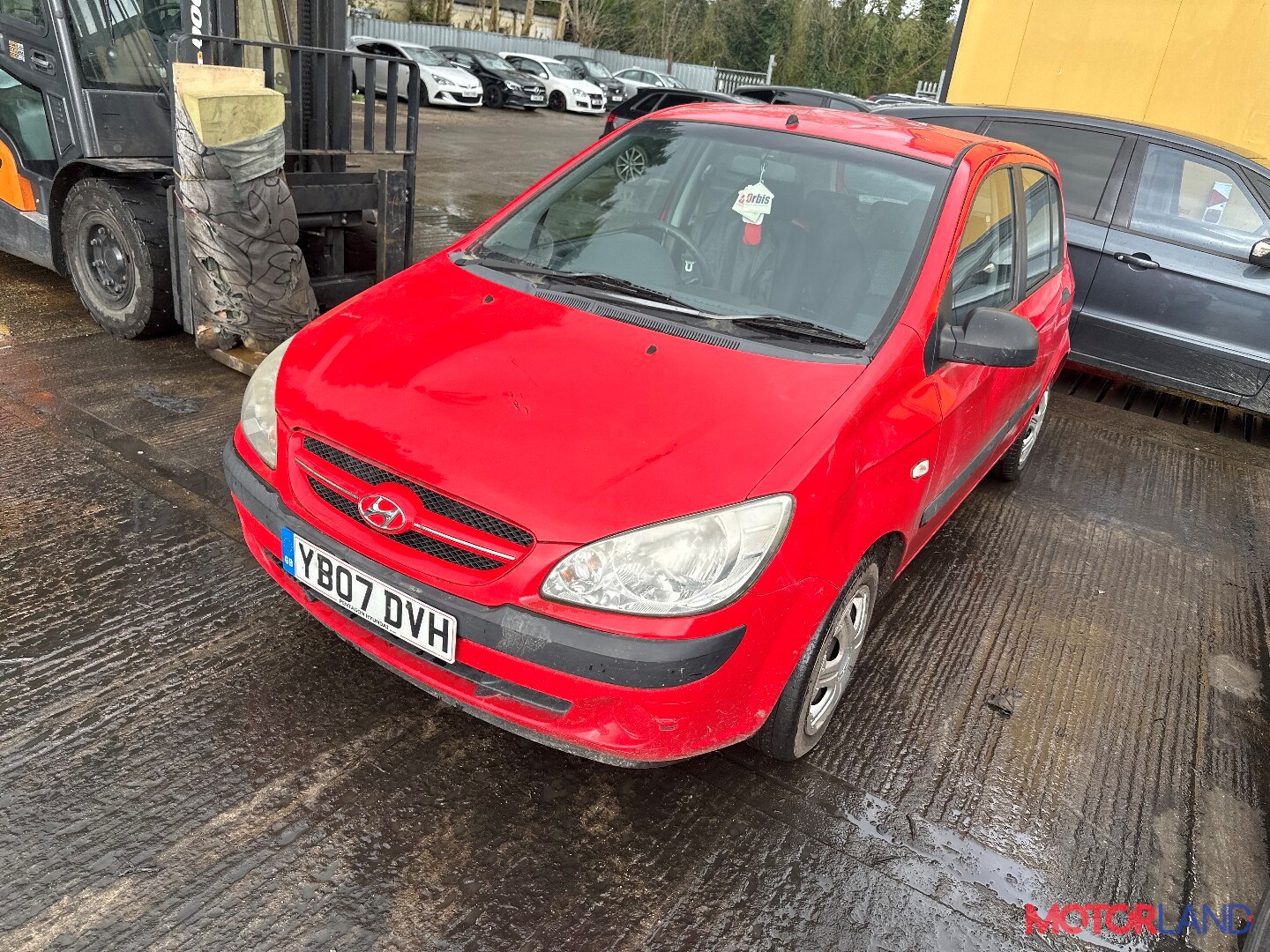 Недавно поступивший автомобиль Hyundai Getz - разборочный номер t40765