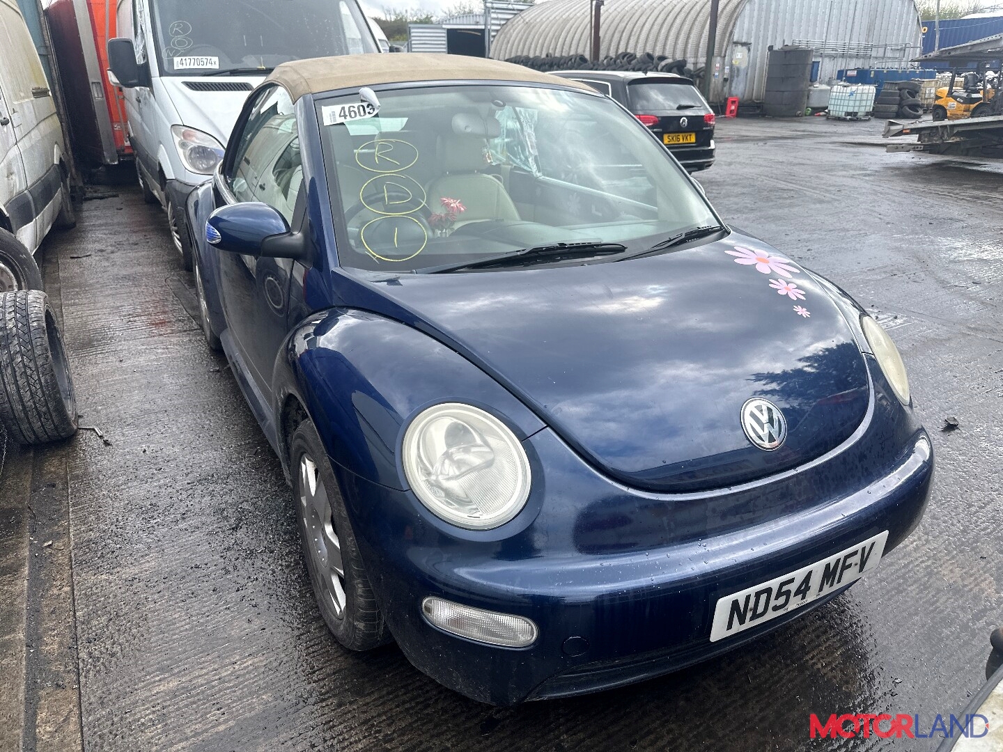 Недавно поступивший автомобиль Volkswagen Beetle 1998-2010 - разборочный  номер t40714