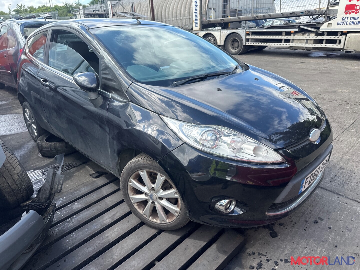 Недавно поступивший автомобиль Ford Fiesta 2008-2013 - разборочный номер  t42487