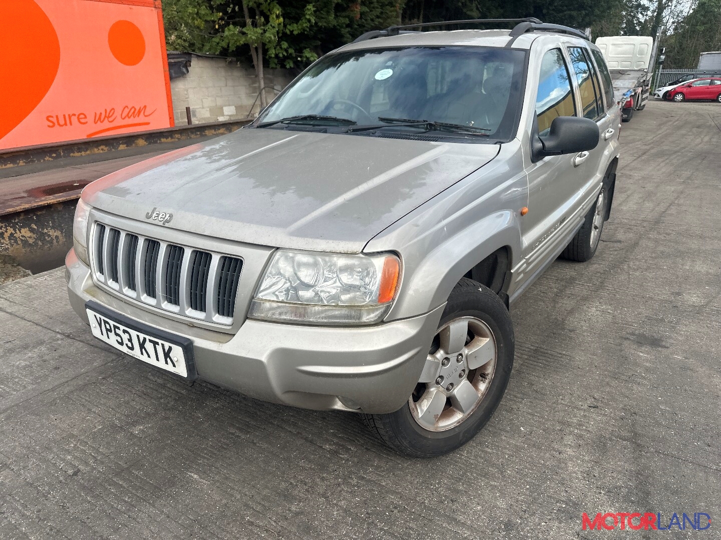 Недавно поступивший автомобиль Jeep Grand Cherokee 1999-2003 - разборочный  номер t42553