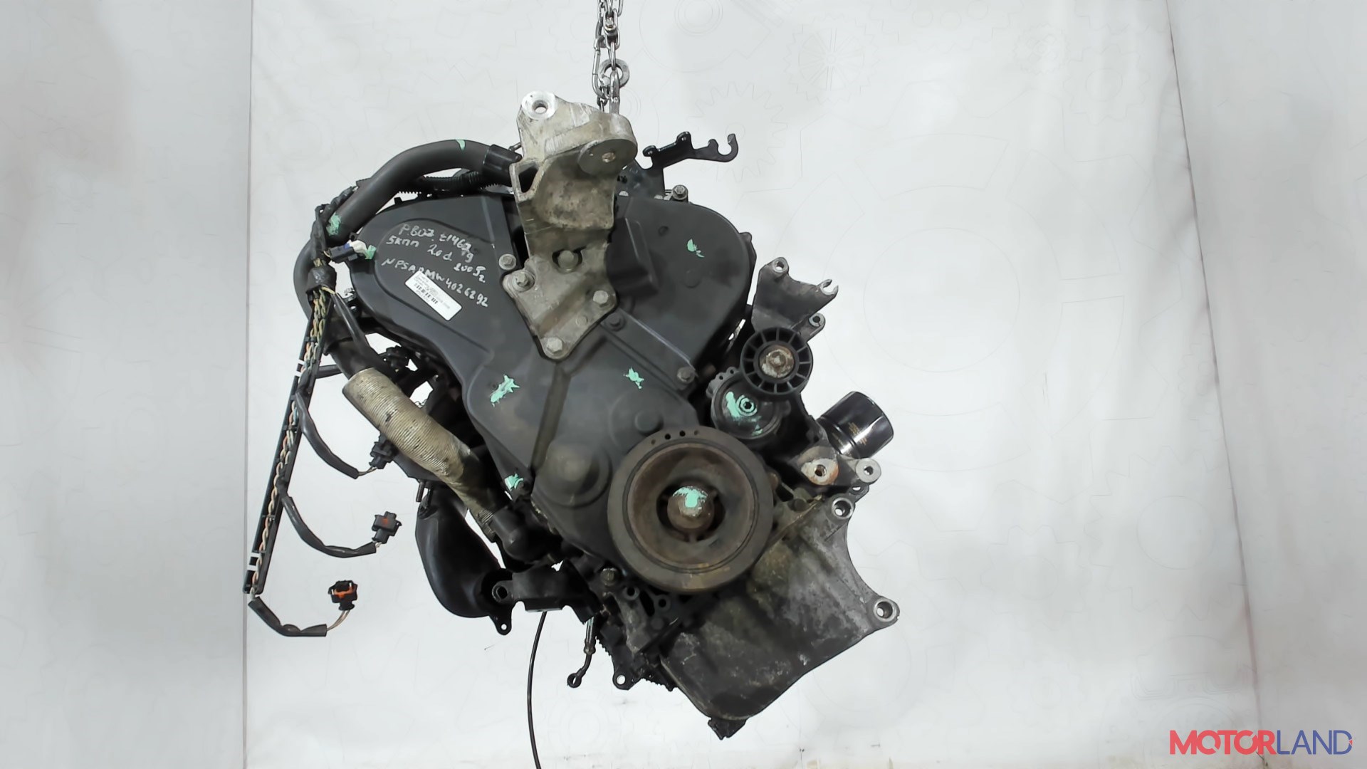 Контрактный двигатель Citroen C8 2002-2008 2 л. Дизель RHW *PSARHW10DYSX4026292(PSARHW4026292) б/у #1