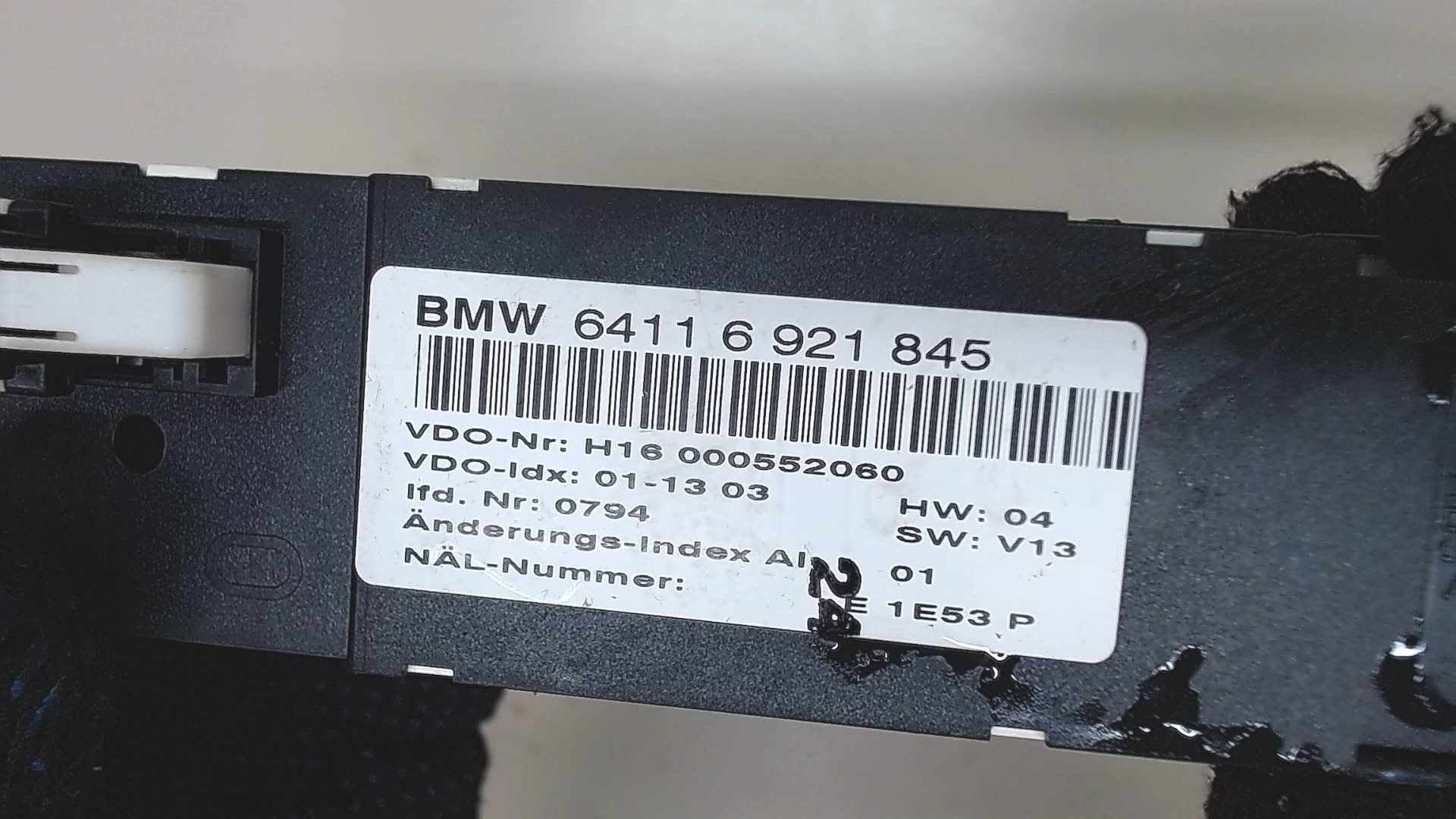 64116921845 Переключатель отопителя (печки) BMW 3 E46 1998-2005 2002 купить  бу по цене 873 руб. Z32433749 - iZAP24