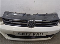  Заглушка (решетка) бампера Volkswagen Polo 2009-2014 11367051 #2