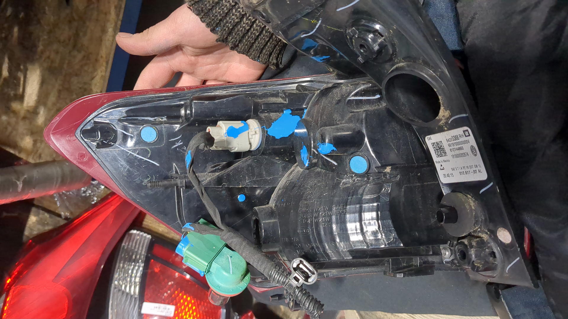 Фонарь задний правый