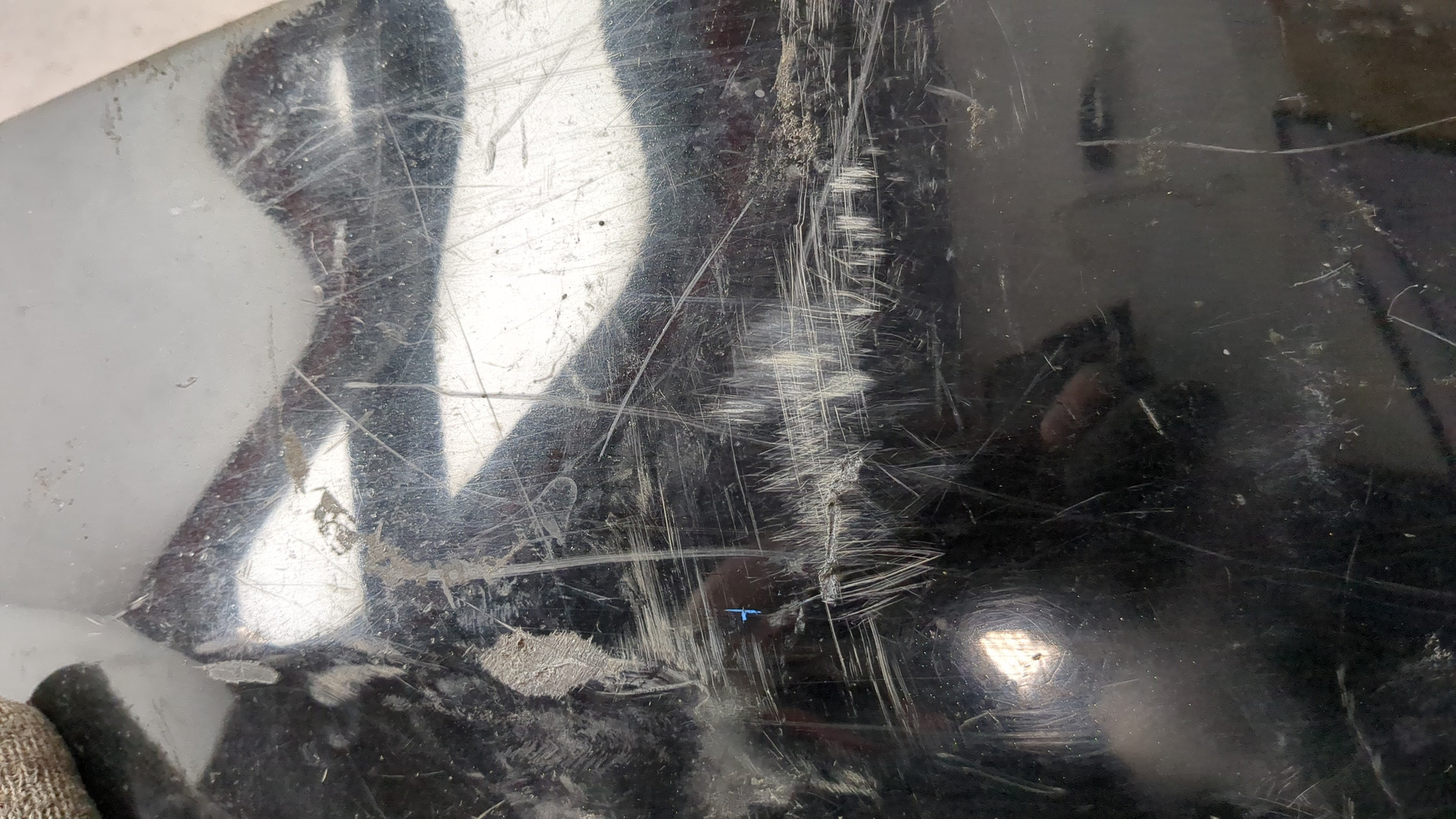 Молдинг заднего бампера левый