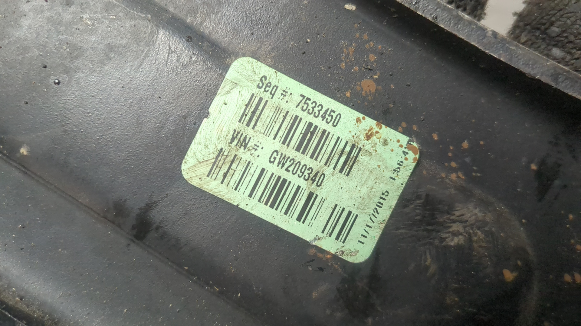 Рычаг задний левый