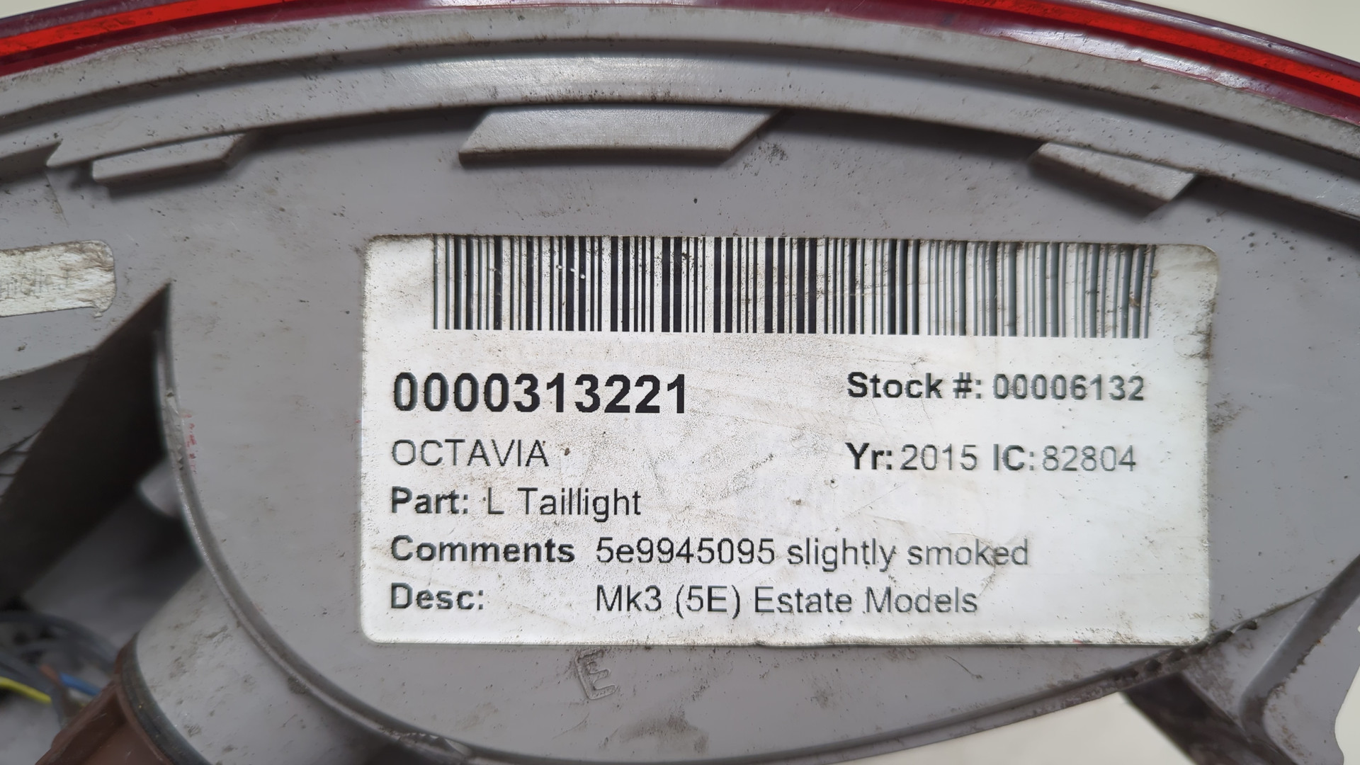 Фонарь задний левый