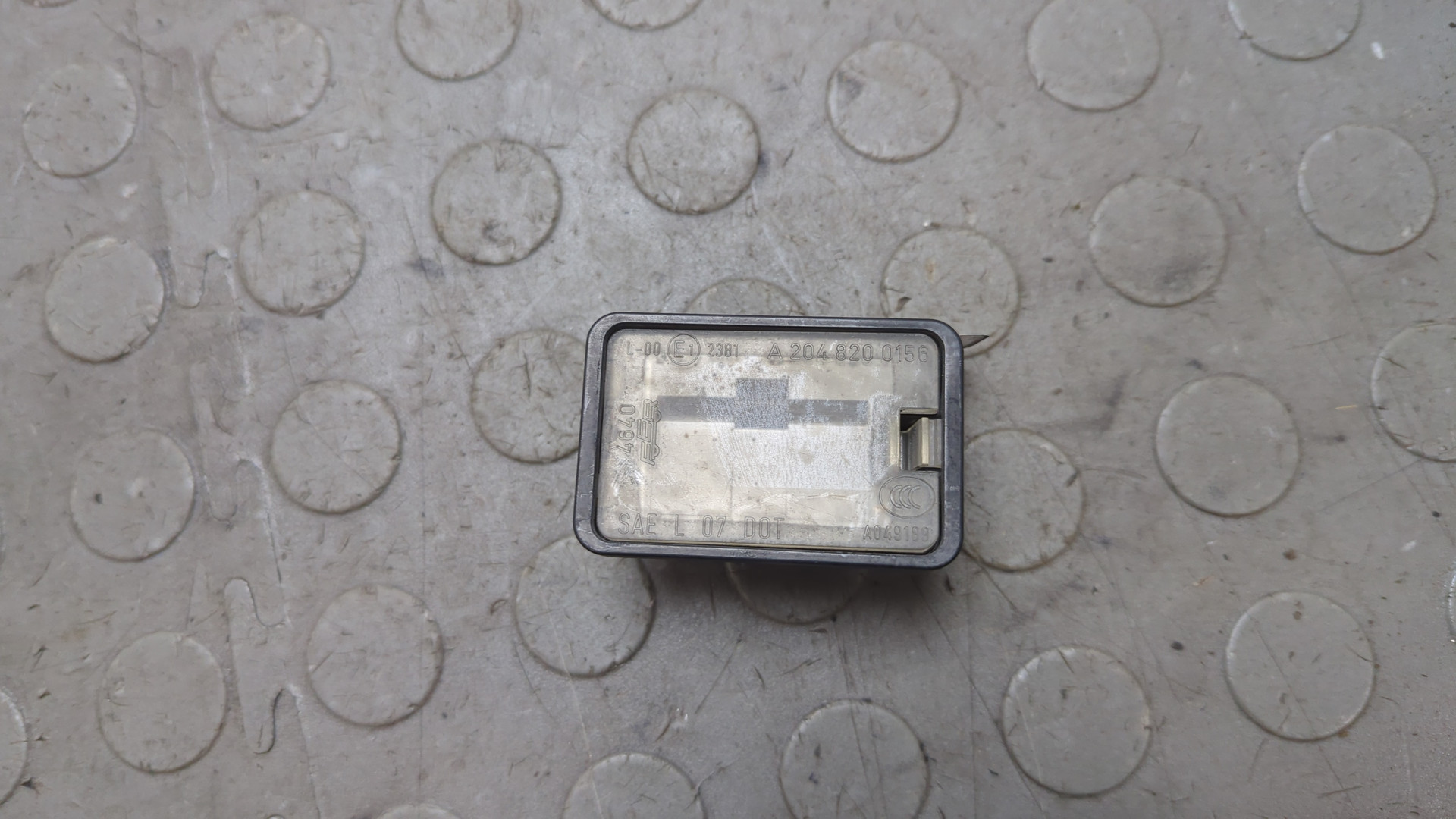 Фонарь подсветки номера