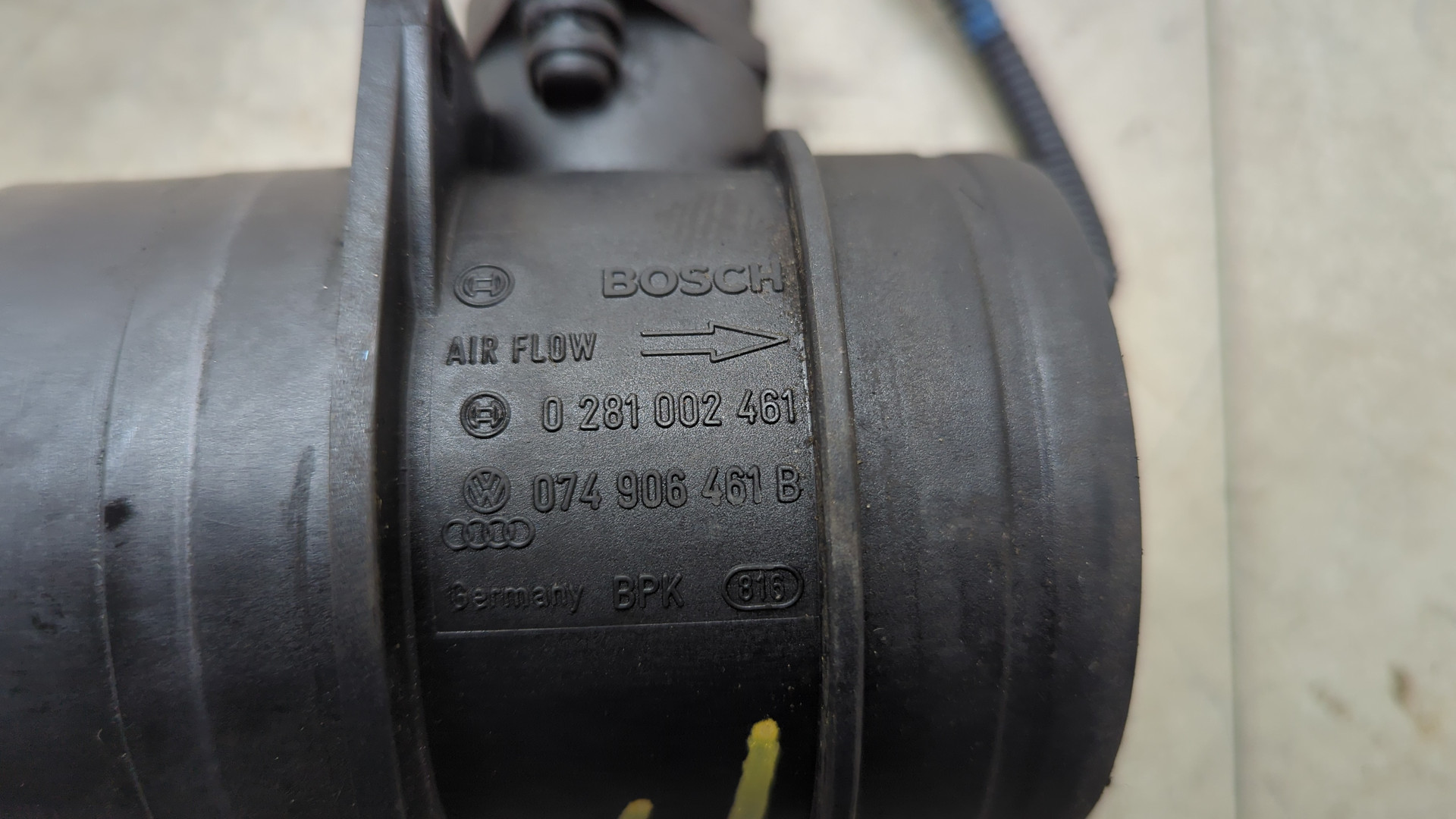 Расходомер воздуха (ДМРВ)