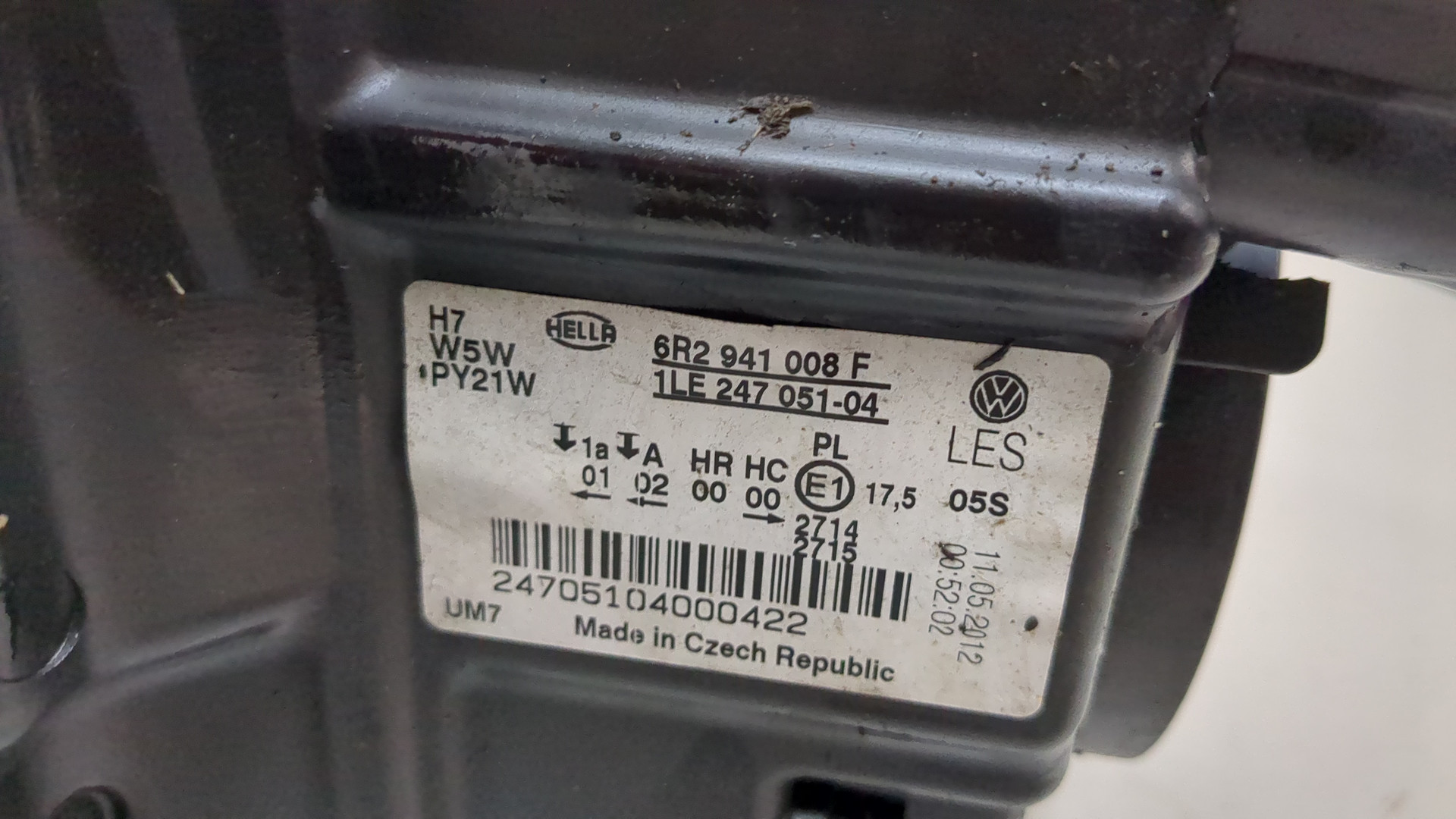 Фара правая