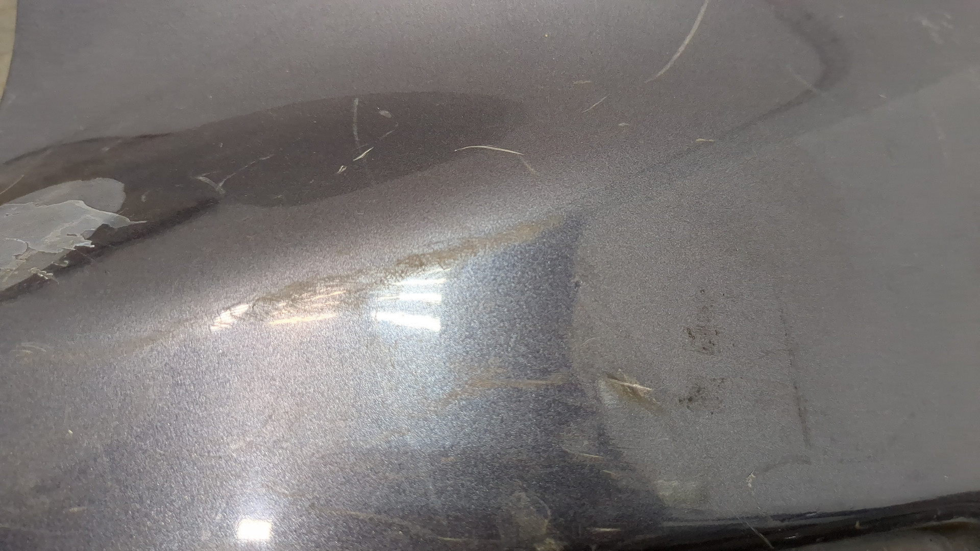 Накладка заднего бампера правая