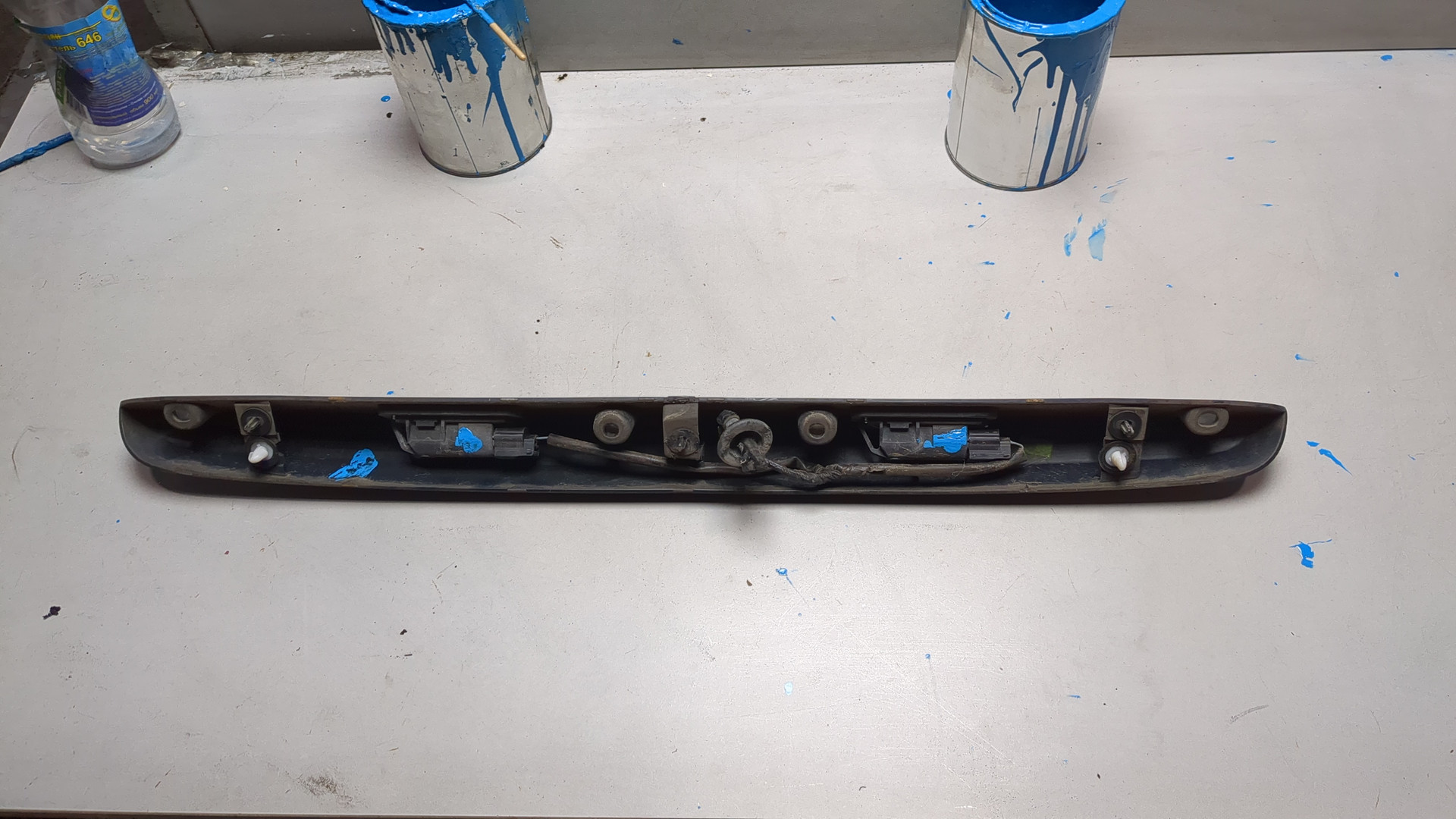 Фонарь подсветки номера