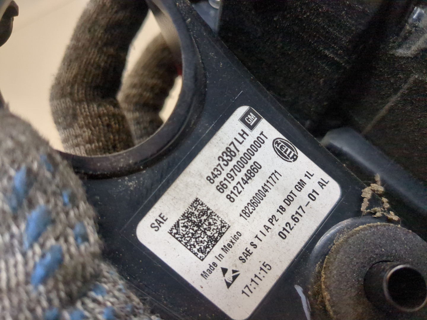 Фонарь задний левый