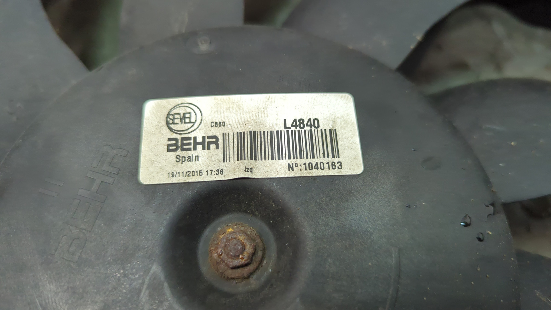 Вентилятор радиатора