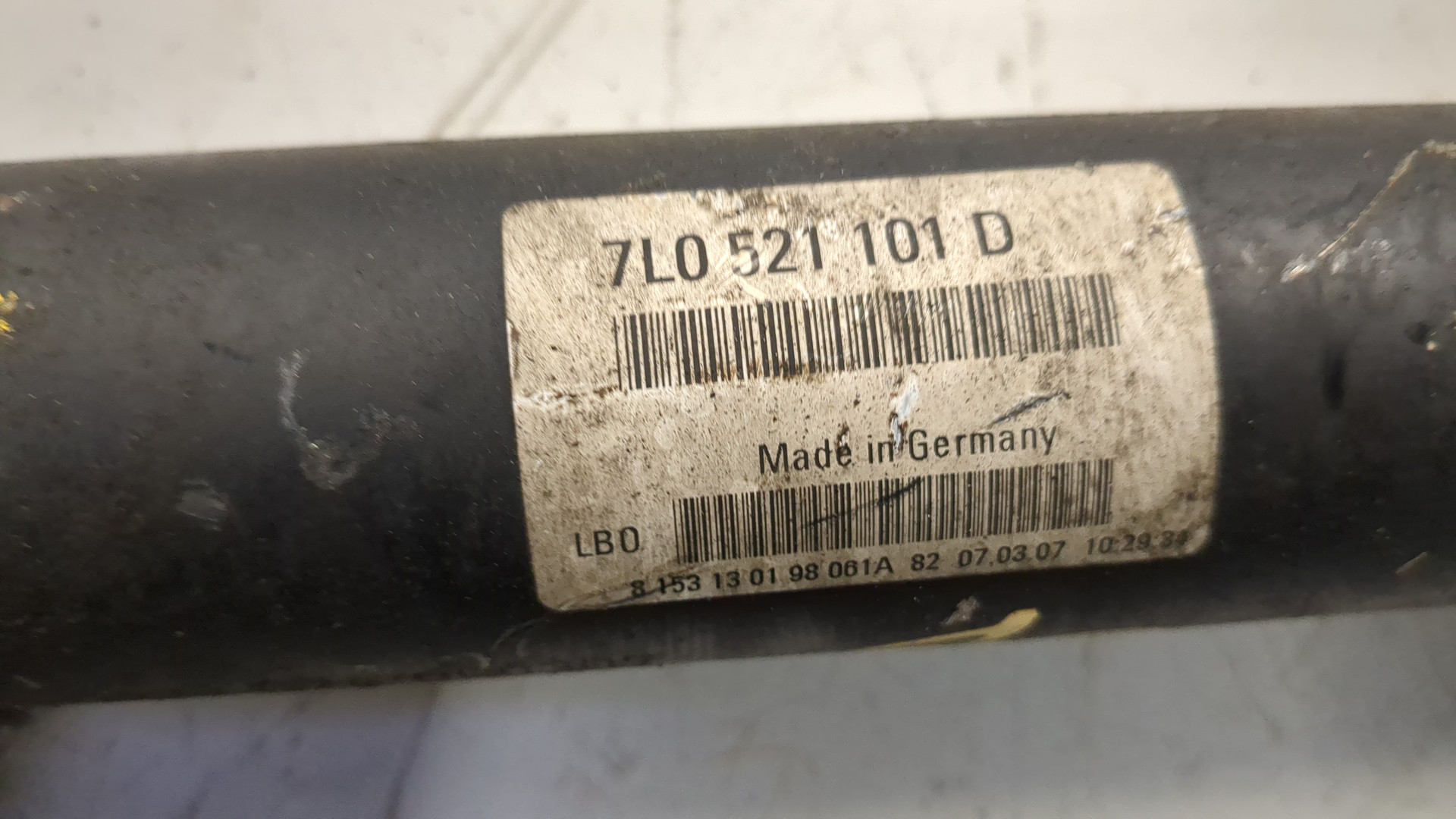 Вал карданный передний