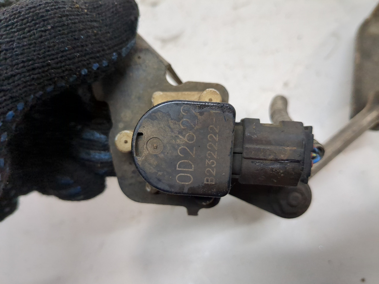 Датчик регулировки дорож. просвета