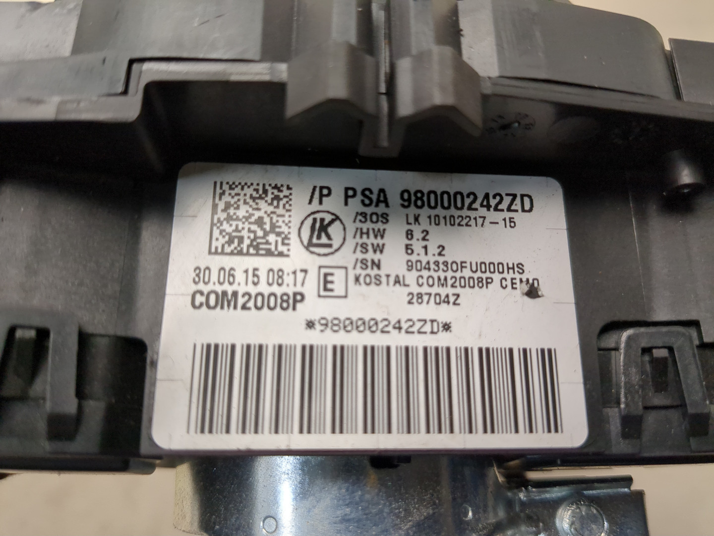 Переключатель подрулевой