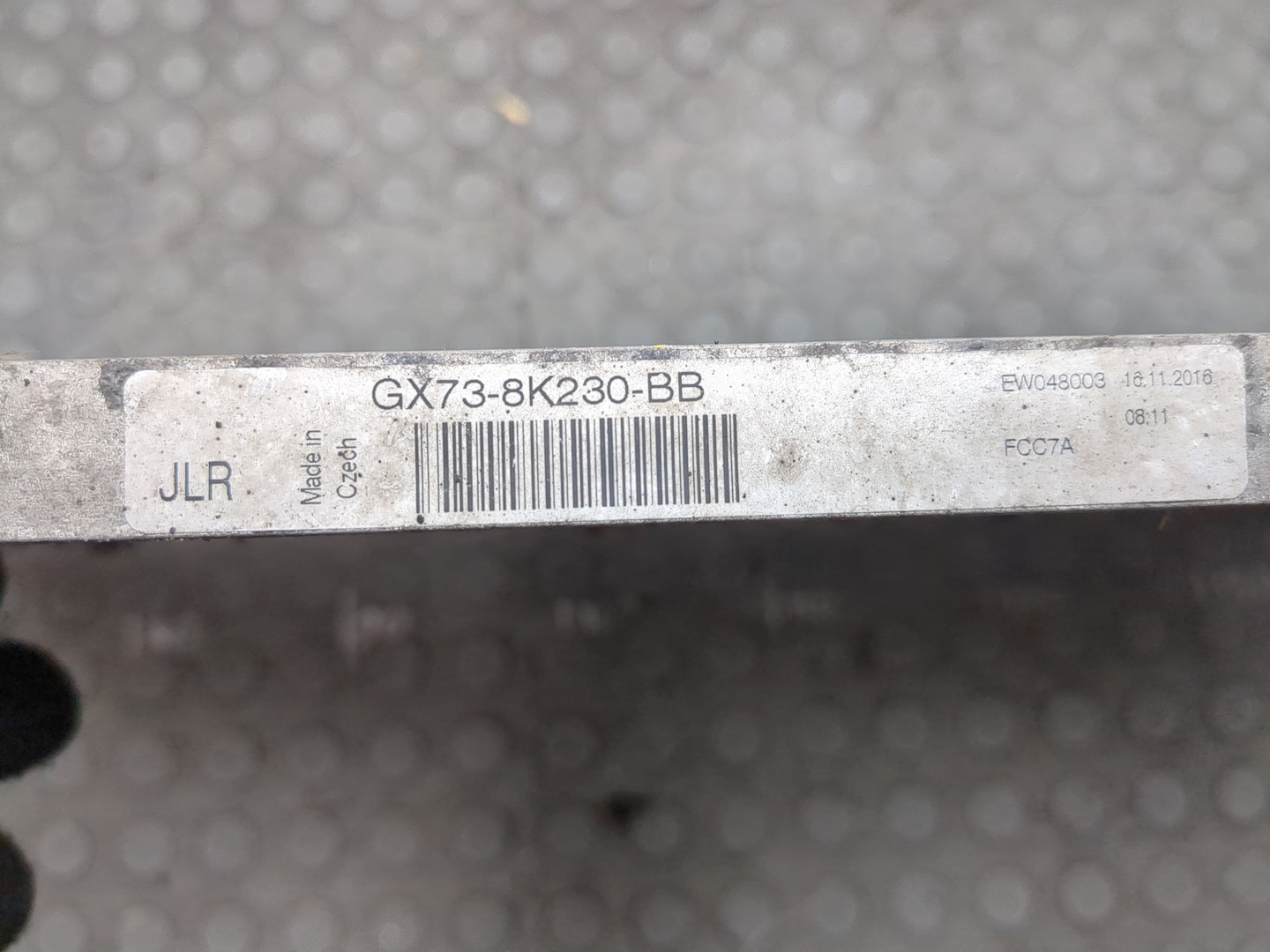 Радиатор охлаждения двигателя основной