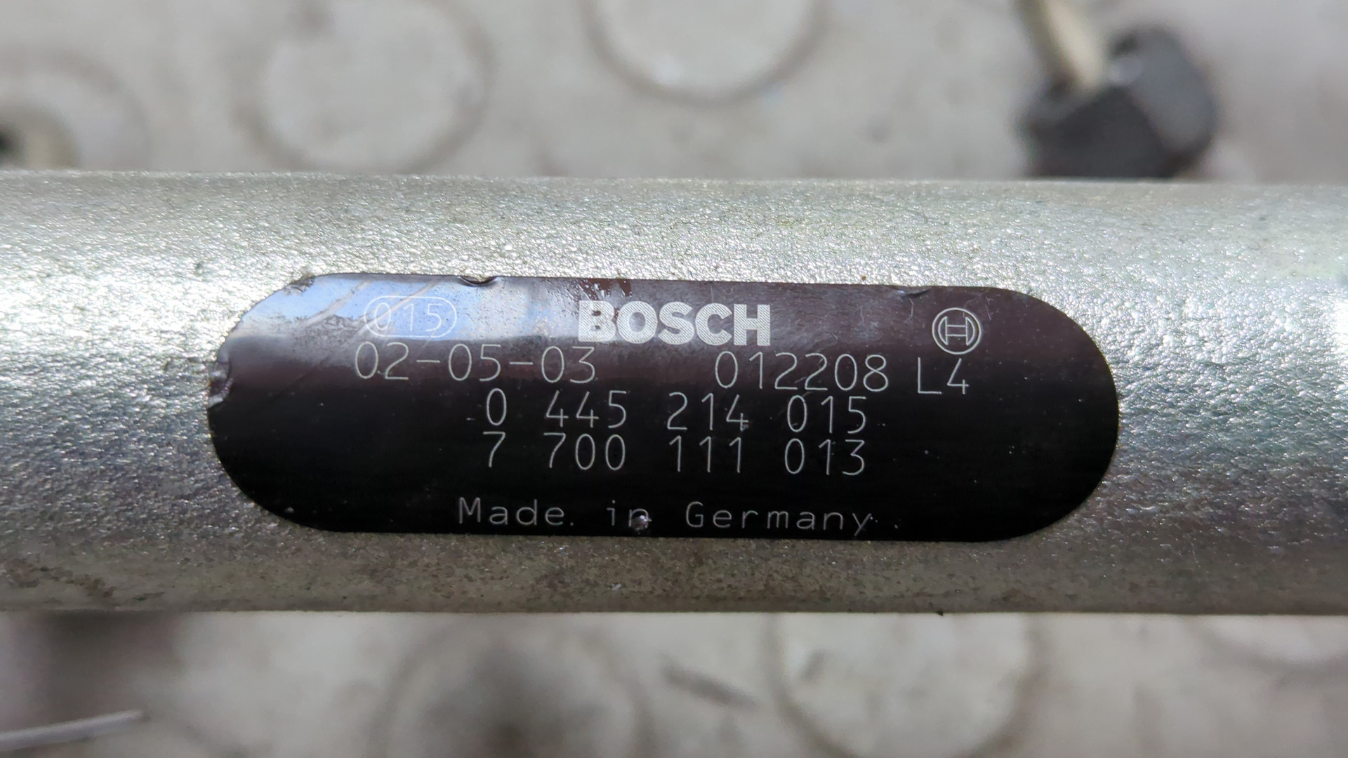 Рейка топливная (рампа)